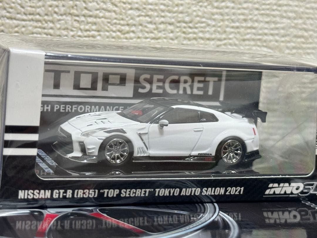 ミニカー Inno64 1/64 TOP SECRET NISSAN GT-R R35