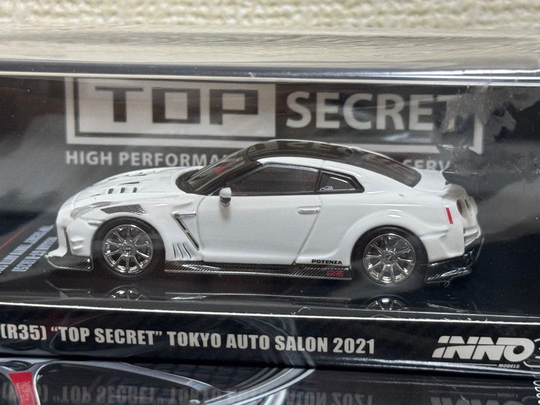 ミニカー Inno64 1/64 TOP SECRET NISSAN GT-R R35