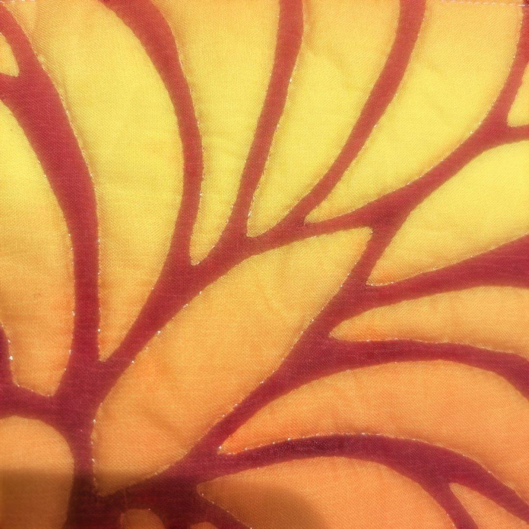 ハワイアンキルト ハンドメイド トートバッグ