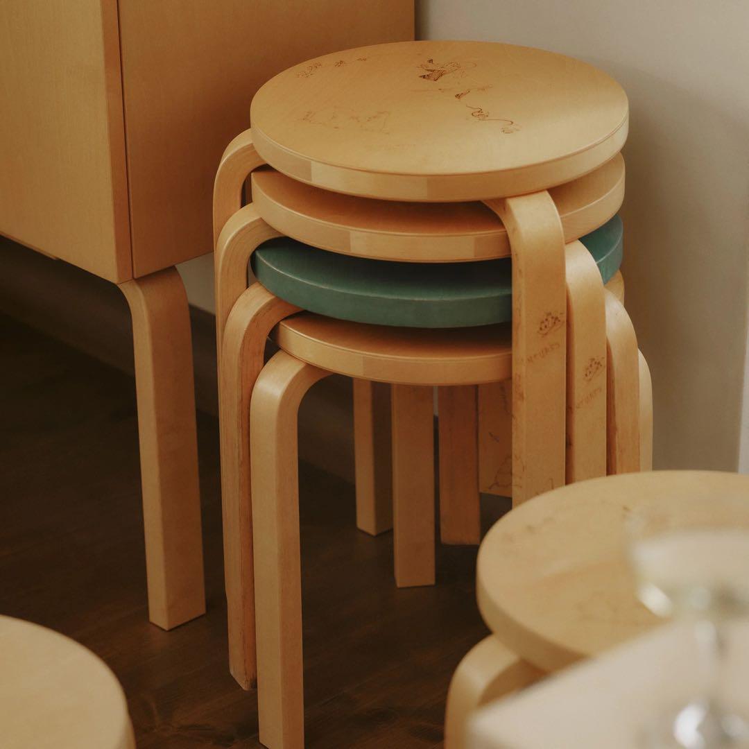 Stool 60 Celebratinon Artek ＋ Moomin