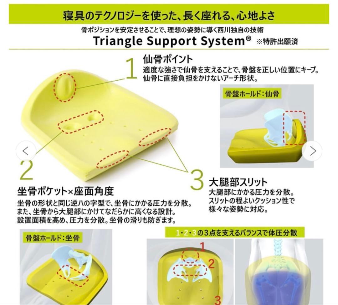 ニシカワ　西川　Keeps クッション　お尻のまくら