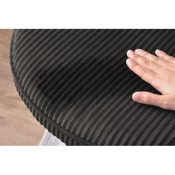 リモートワーク キャスター 高さ調整 回転 オフィス 椅子 チェア 黒 ブラック