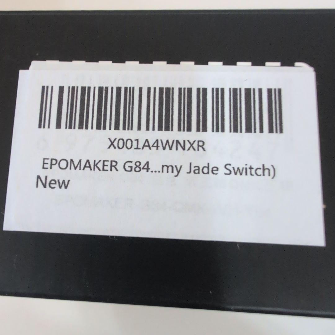 EPOMAKER G84 ホワイトキーボード