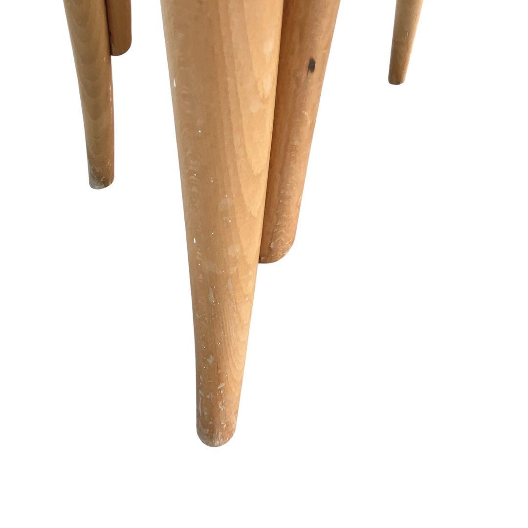 秋田木工 ベントウッドチェア ダイニングチェア ラタン 藤 曲木 椅子