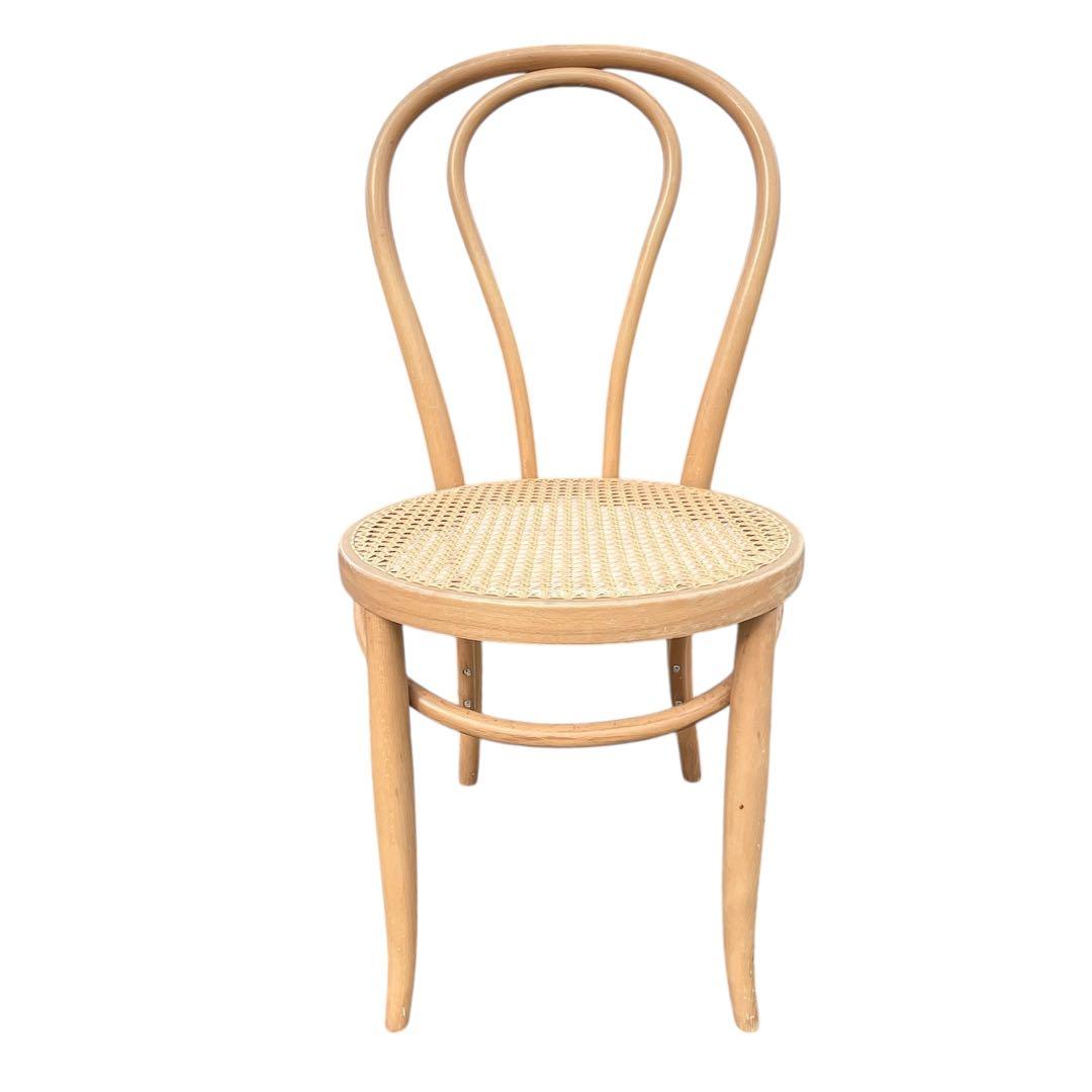 秋田木工 ベントウッドチェア ダイニングチェア ラタン 藤 曲木 椅子