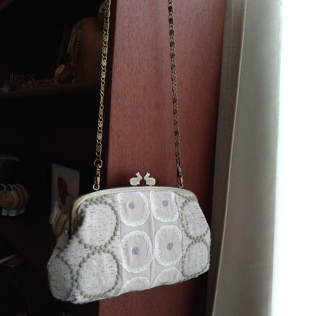 【sale】うさぎの口金 親子がま口長財布☆ミナペルホネンハンドメイド