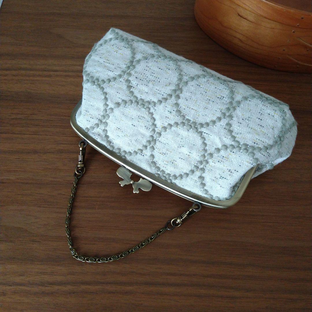 【sale】うさぎの口金 親子がま口長財布☆ミナペルホネンハンドメイド