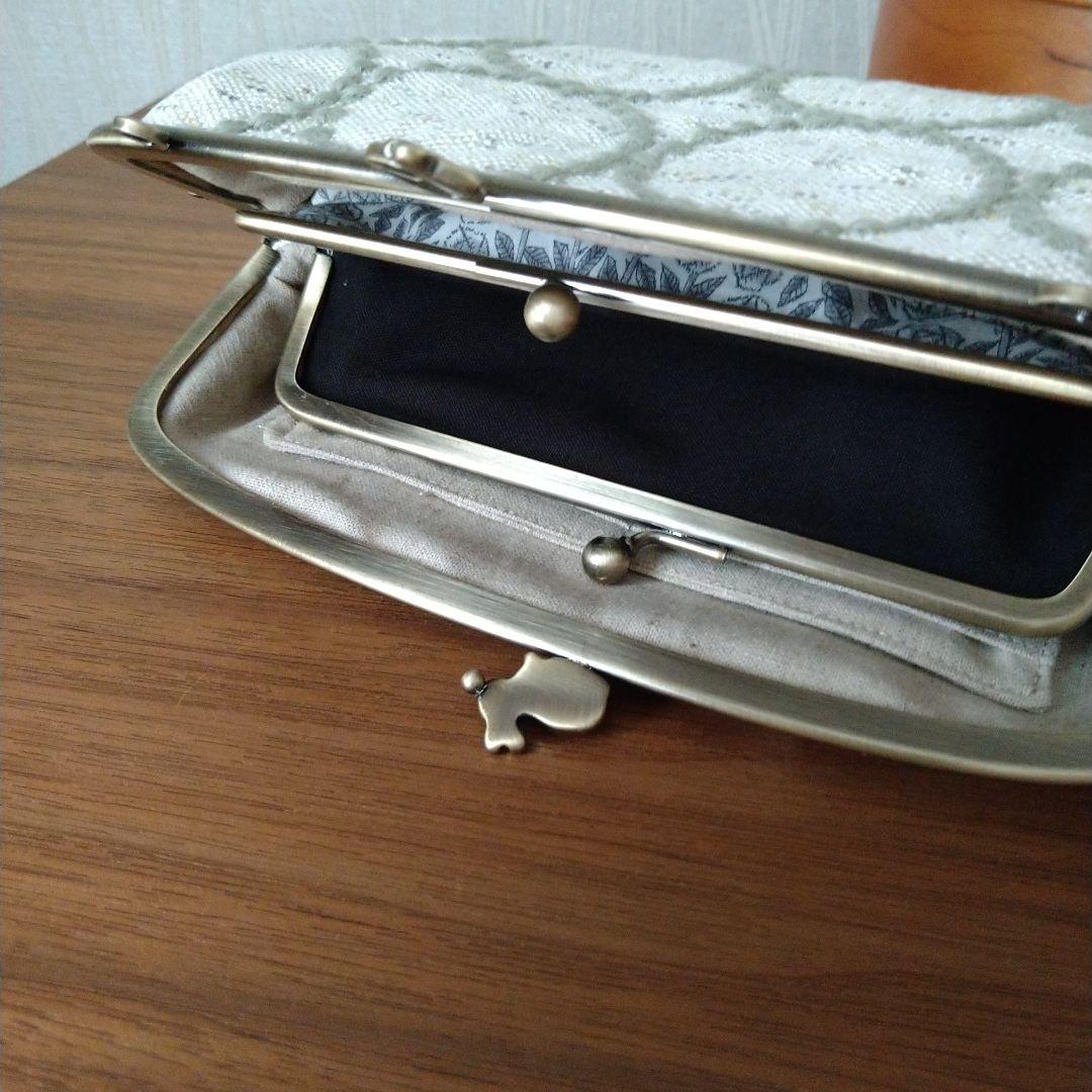 【sale】うさぎの口金 親子がま口長財布☆ミナペルホネンハンドメイド