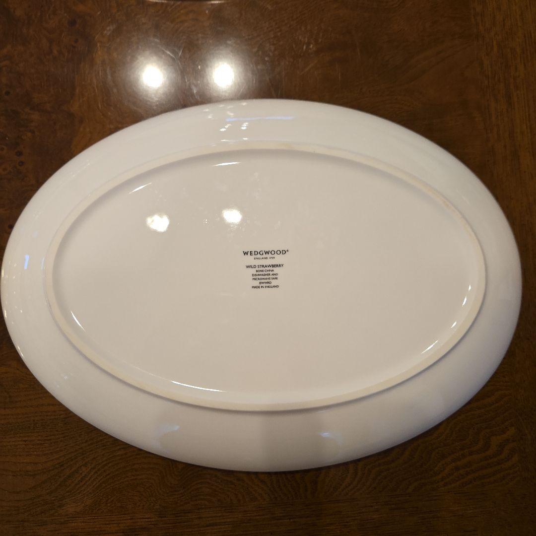 ウェッジウッド　花柄楕円皿　4枚セット