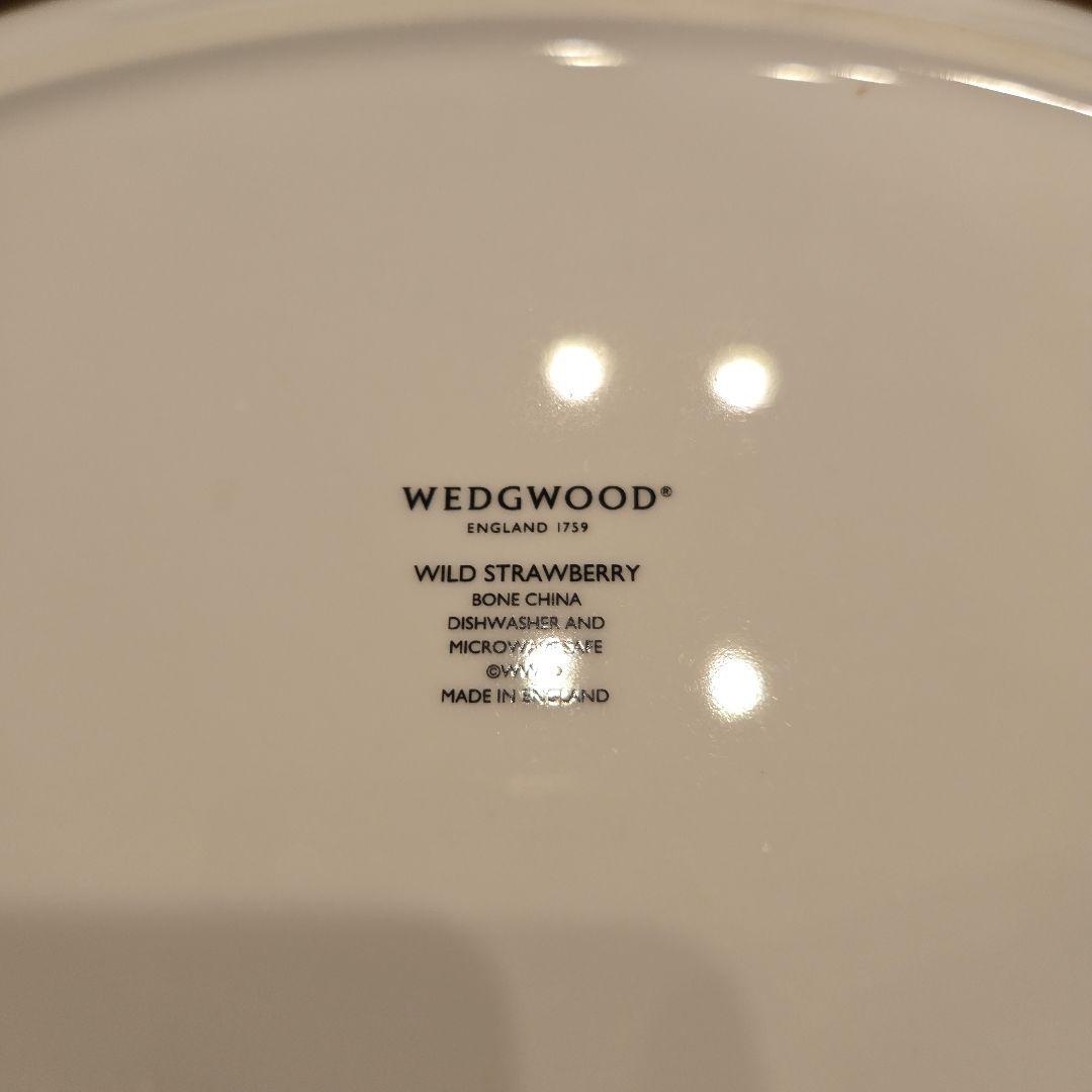 ウェッジウッド　花柄楕円皿　4枚セット