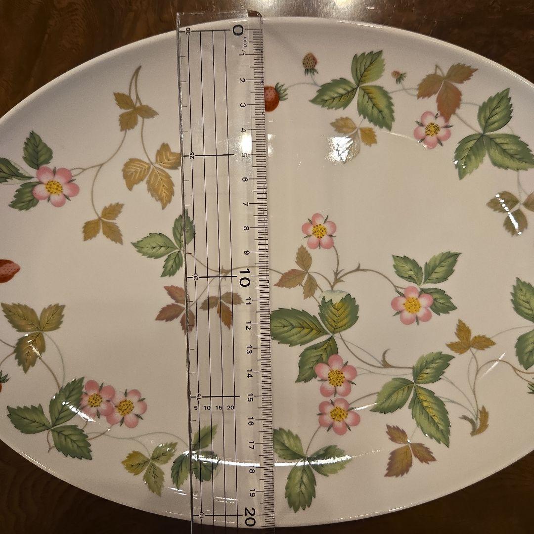 ウェッジウッド　花柄楕円皿　4枚セット