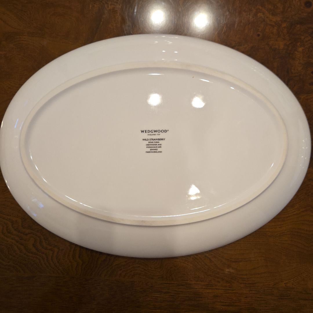 ウェッジウッド　花柄楕円皿　4枚セット