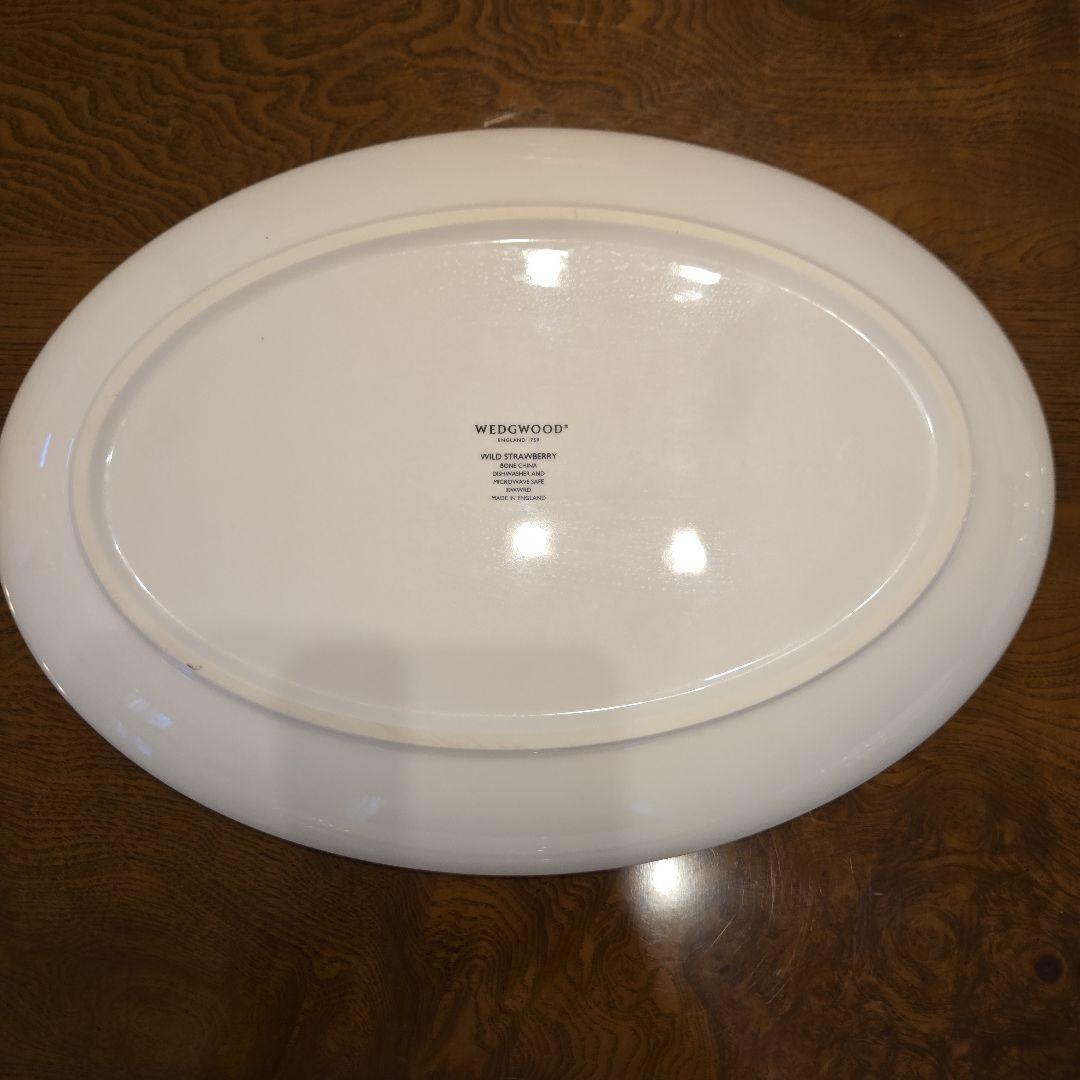 ウェッジウッド　花柄楕円皿　4枚セット