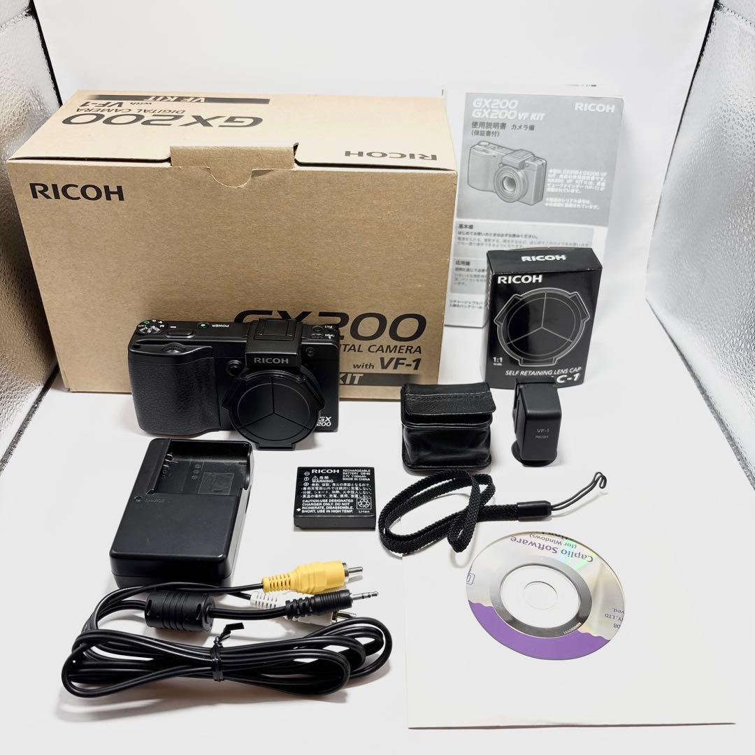 RICOH GX200 VF-1キット LC-1 レンズキャップ デジタルカメラ