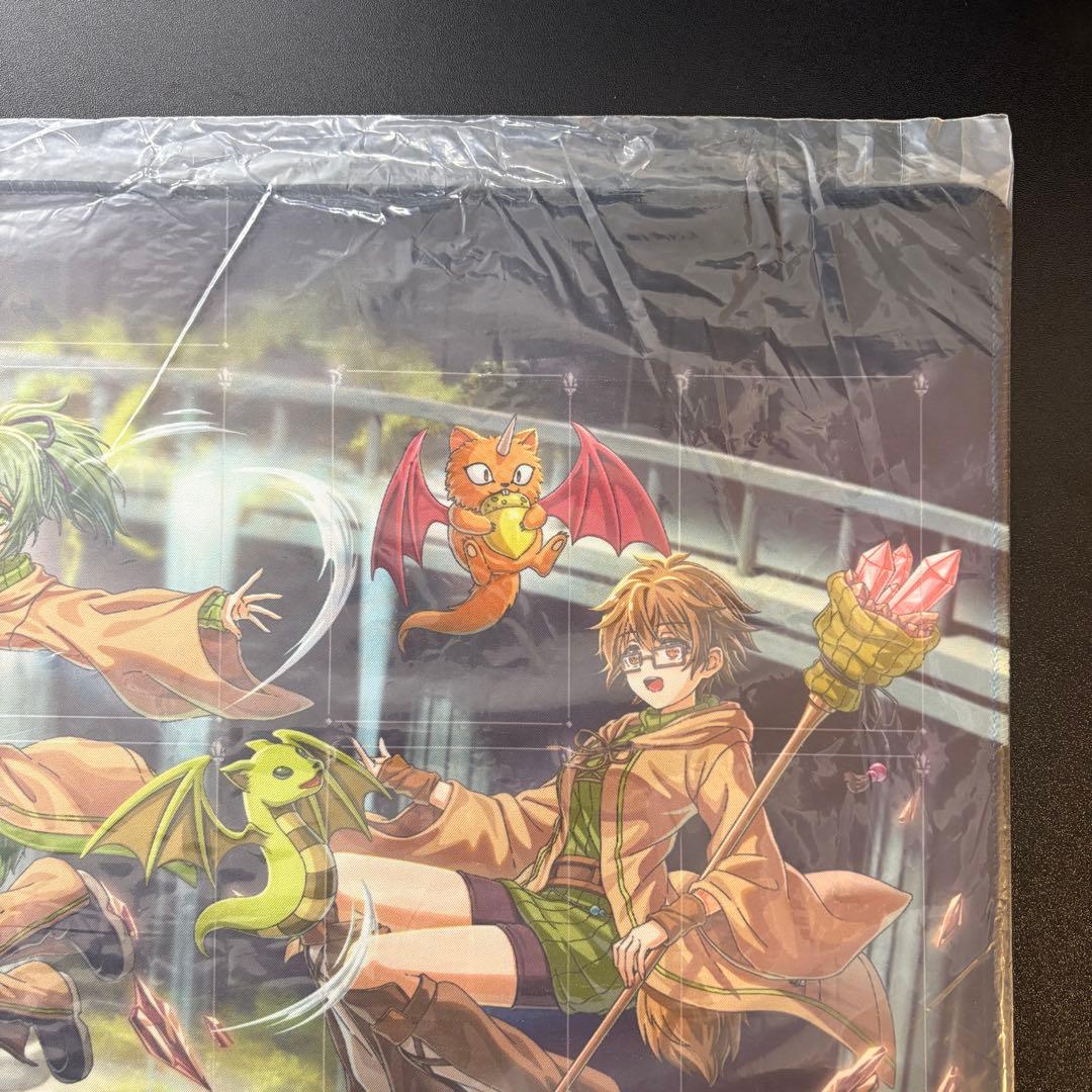 精霊術の使い手 プレイマット 遊戯王 プレマ EU版 霊使い 未開封