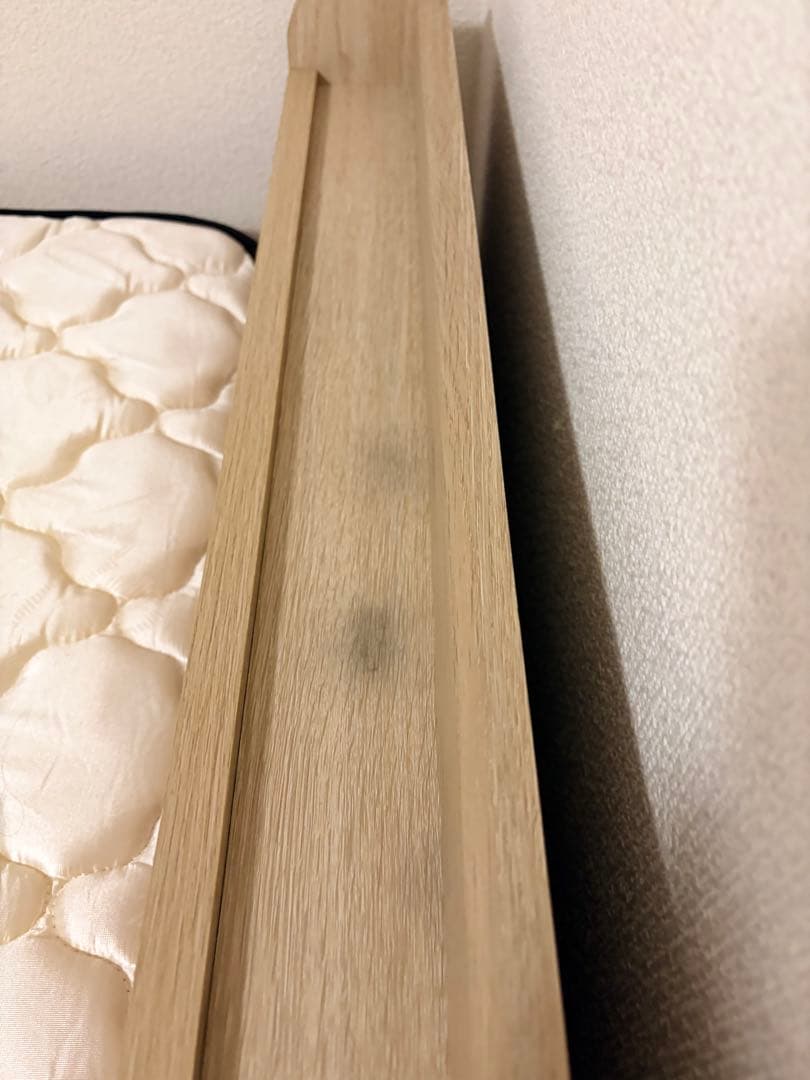 ダブルベッド フレーム 収納4杯＆長物収納付 すのこ床板 大容量チェストベッド