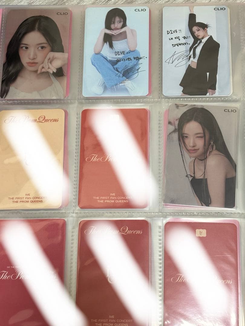 CLIO IVE ユジン トレカ 4枚セット 公式品です