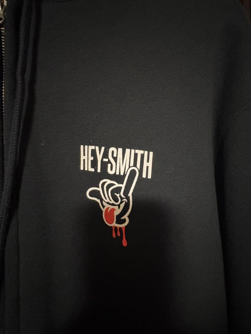 HEY-SMITH ジップアップパーカー　ヘイスミス　未使用