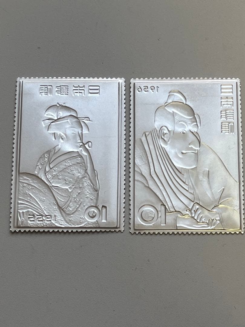 松本徽章工業　純銀プルーフ2枚セット　15.1g
