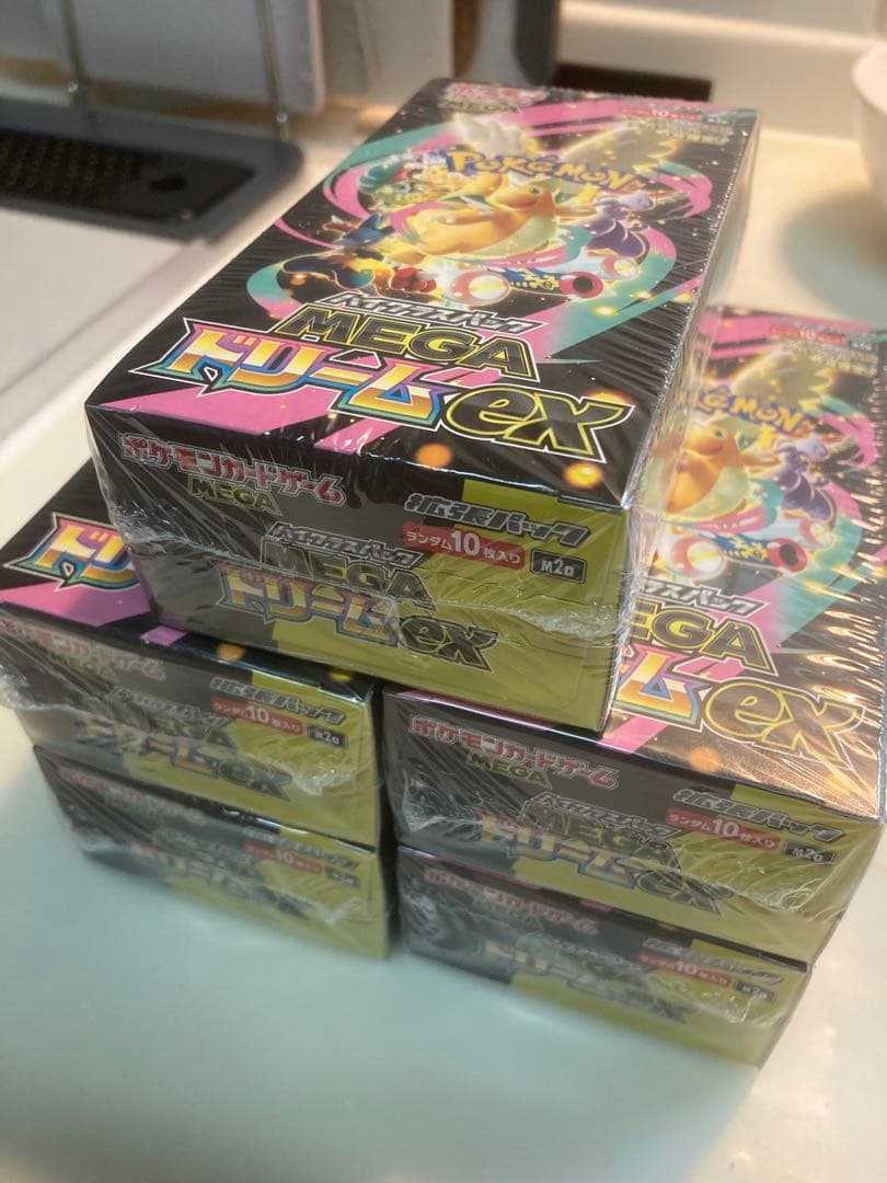 ポケモンカードゲーム MEGAドリームEX シュリンク付き5box