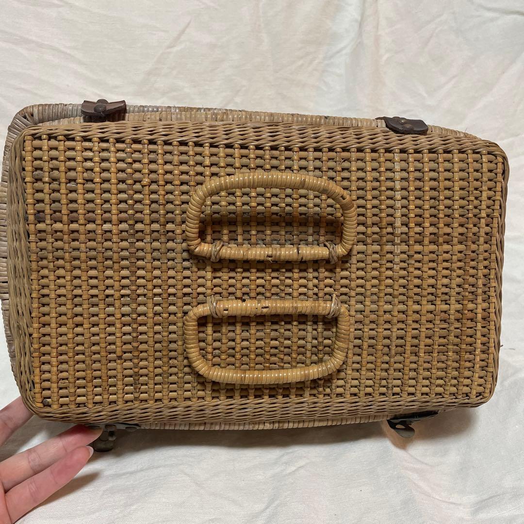 アンティーク　バスケット　レトロ　かご