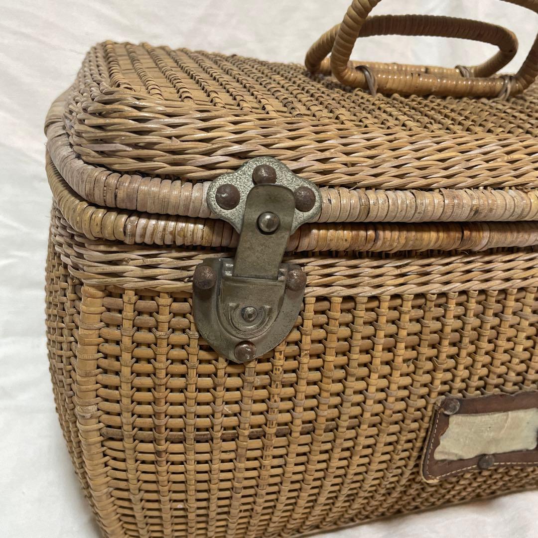 アンティーク　バスケット　レトロ　かご