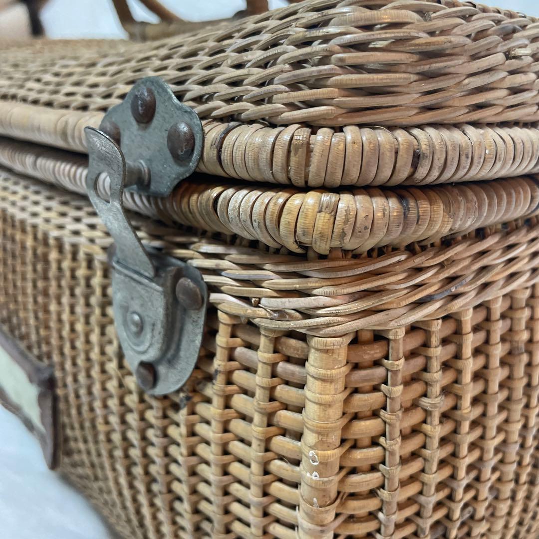 アンティーク　バスケット　レトロ　かご