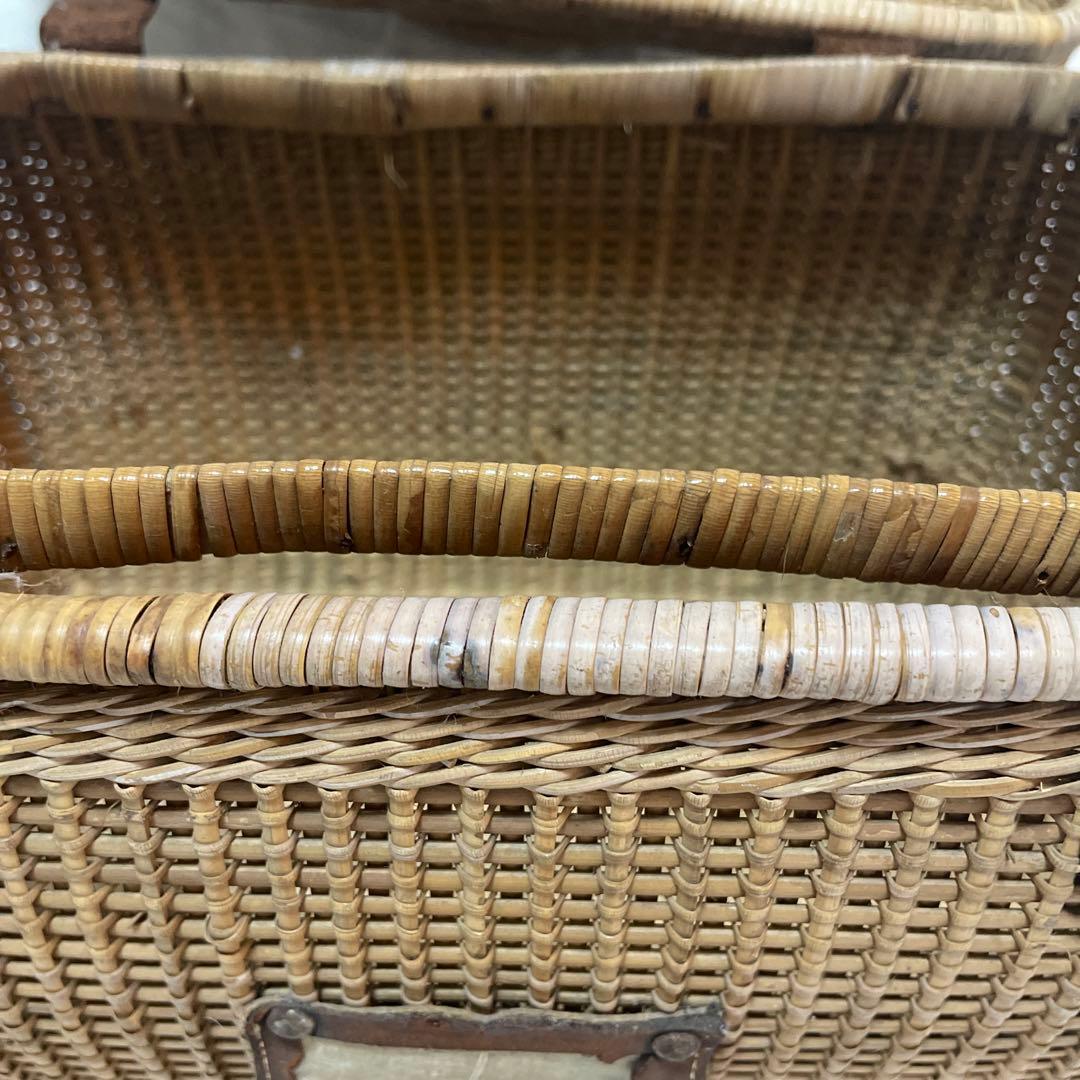 アンティーク　バスケット　レトロ　かご
