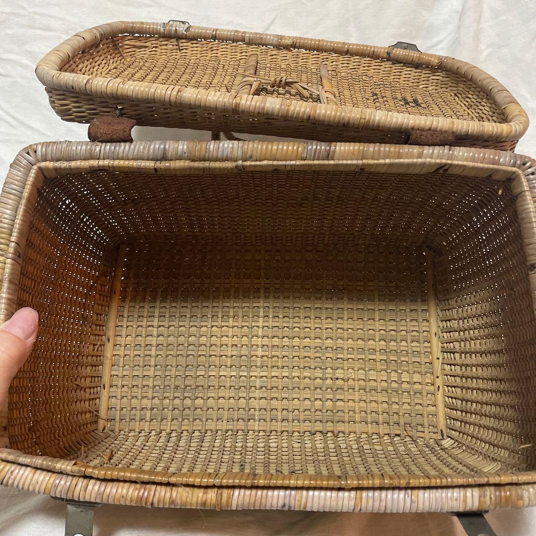 アンティーク　バスケット　レトロ　かご