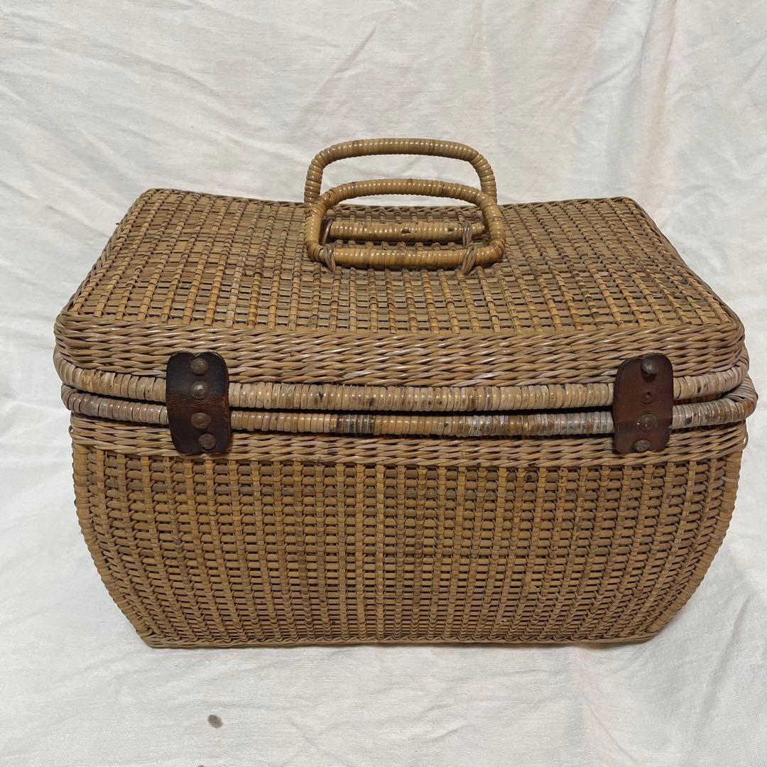 アンティーク　バスケット　レトロ　かご