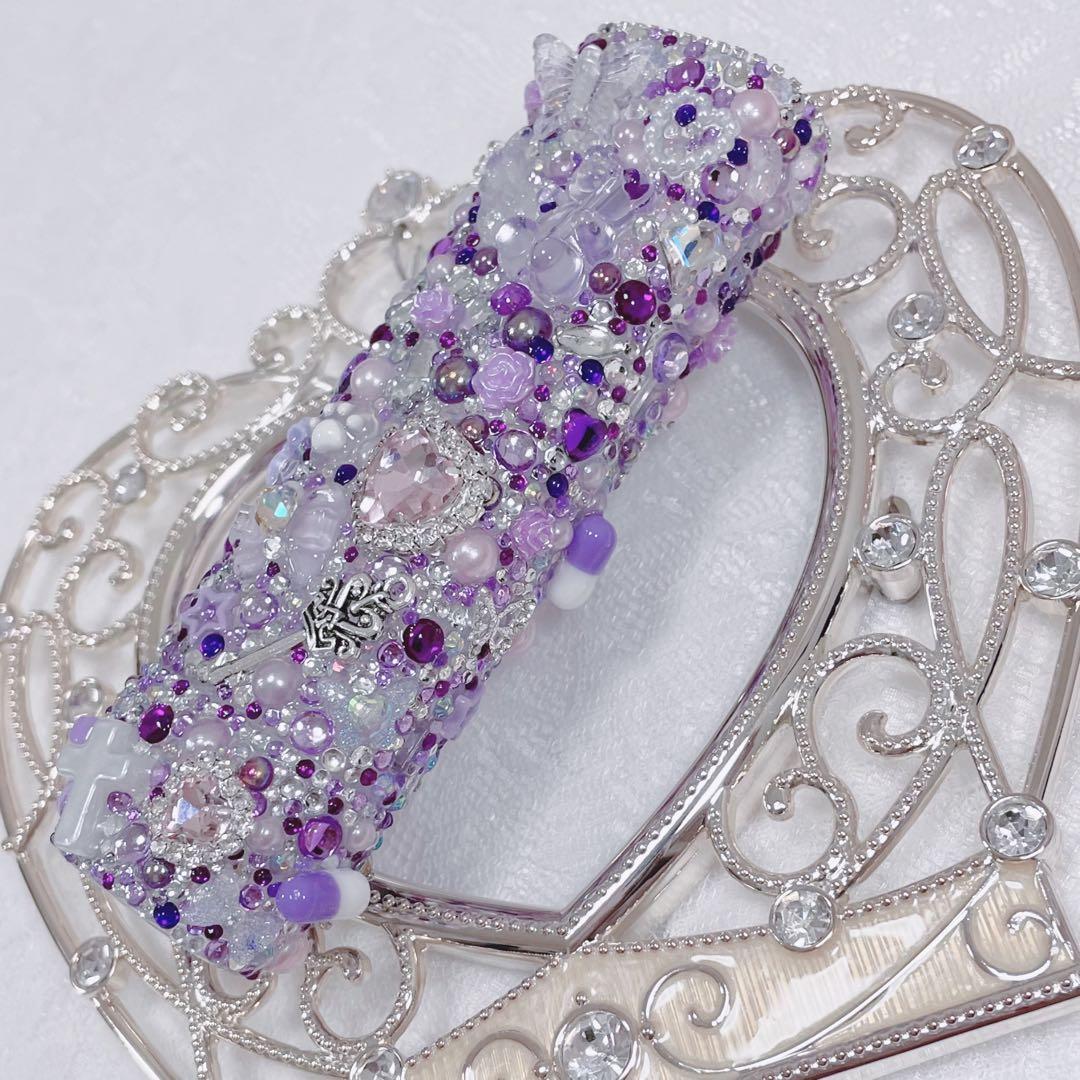 ♡ IQOS ILUMA ONE デコケース パープル ♡