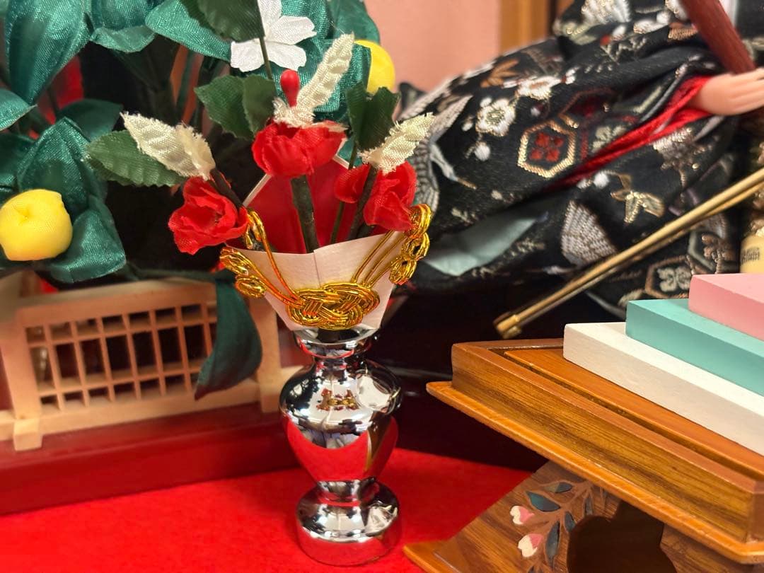 リカちゃん　ひな人形セット　親王飾り　久月