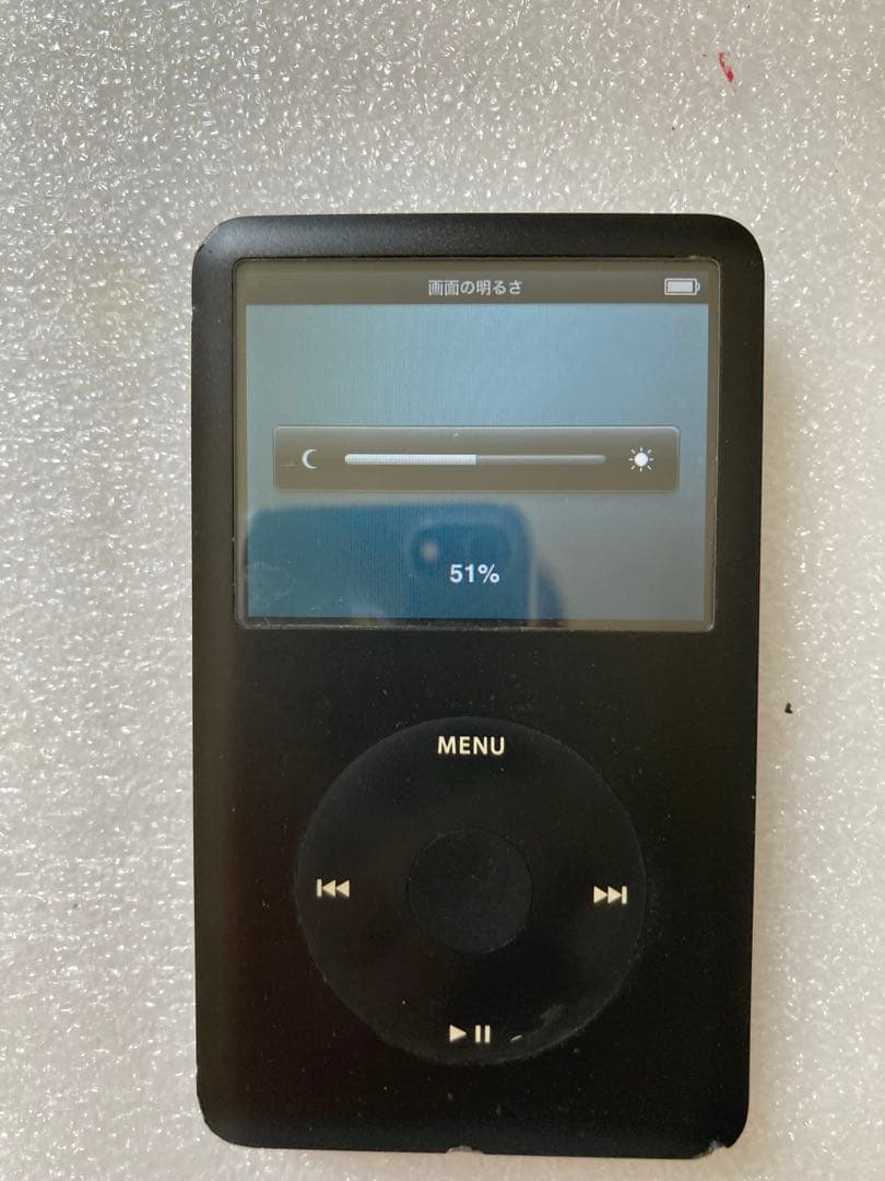 Apple iPod classic 80GB 真っ黒モデル　動作確認確認済