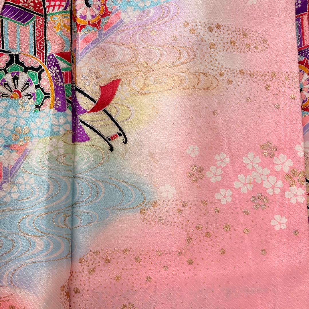 七五三 子供　着物　パステルカラー　３歳　５歳