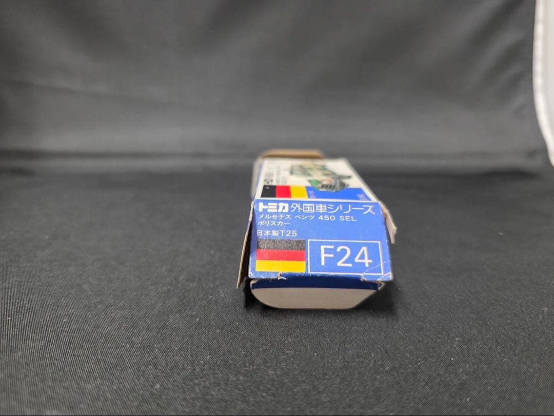 トミカ青箱F24メルセデス・ベンツ450ＳＥＬポリスカー(日本製)