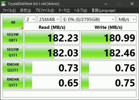 バッファロー 3TB USB3 HD-AD3U3 使用1027時間 HDD