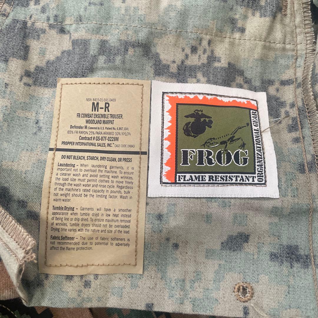 新品未使用 米軍実物 USMC FROG M-R MARPAT