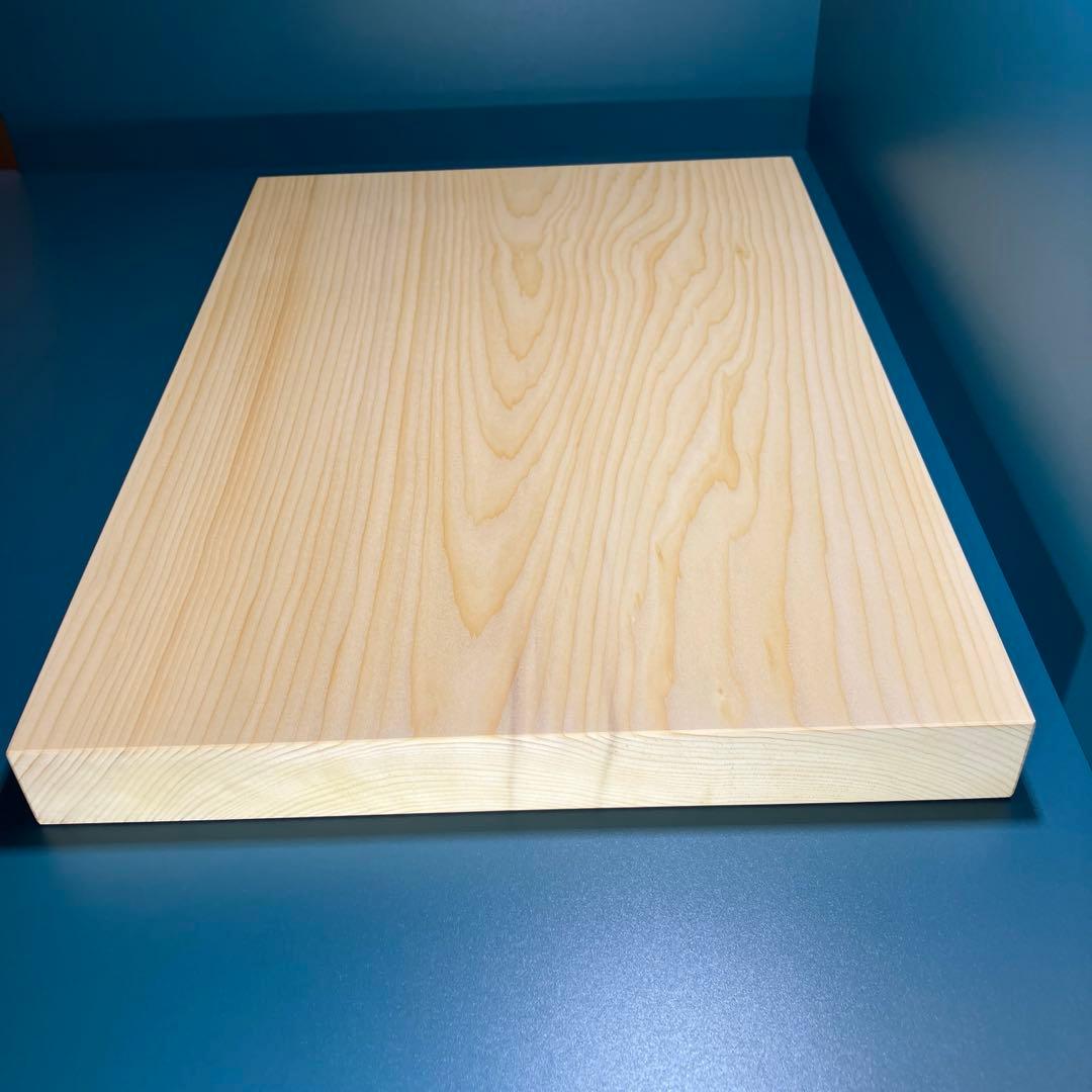 日向産　本榧　まな板　幅広サイズ　一枚板　木　新品　(D58)