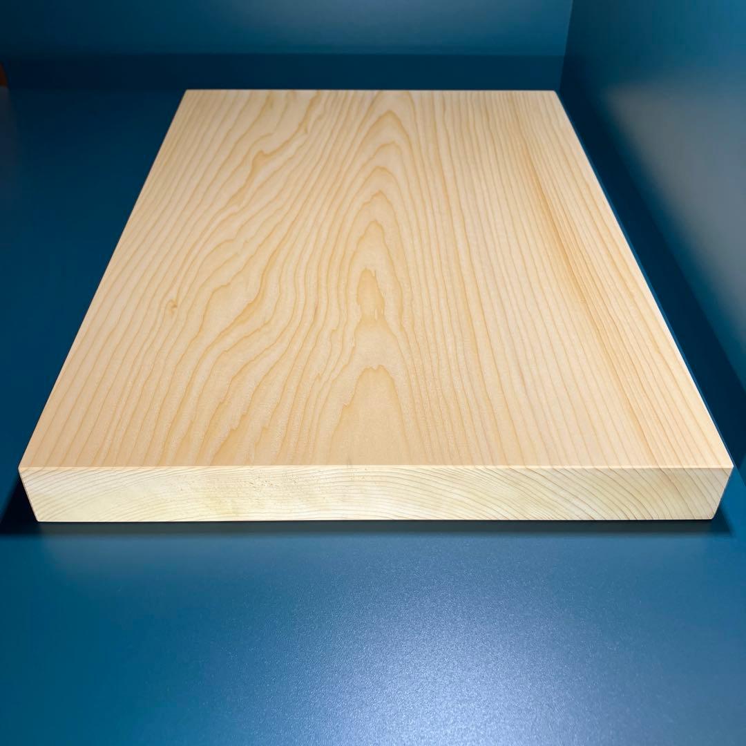 日向産　本榧　まな板　幅広サイズ　一枚板　木　新品　(D58)