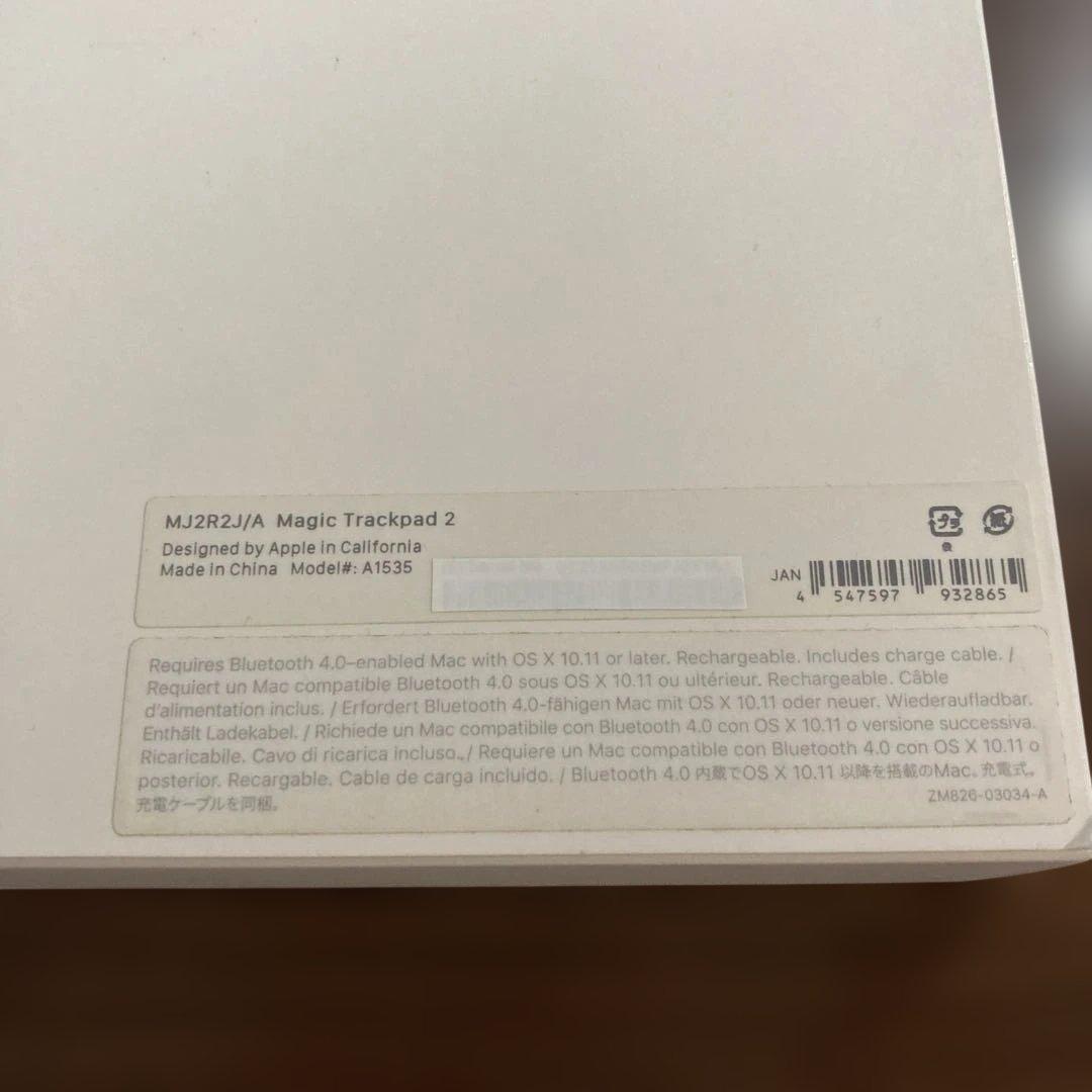 マウス・トラックボール Apple magic trackpad2