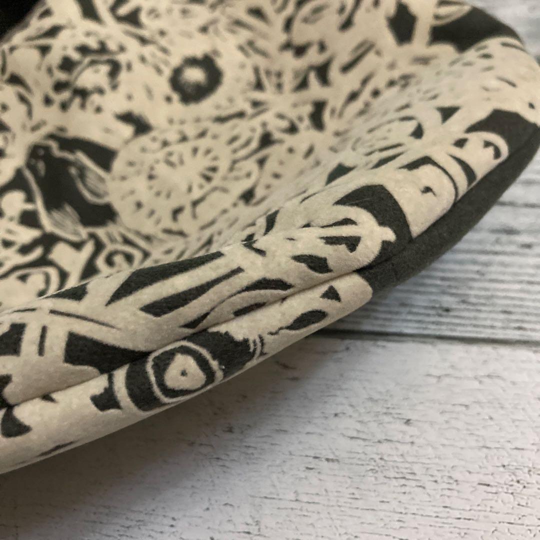 ハンドメイド　まんまるバッグ　手提げ　ミナペルホネン　フラワーネスト使用