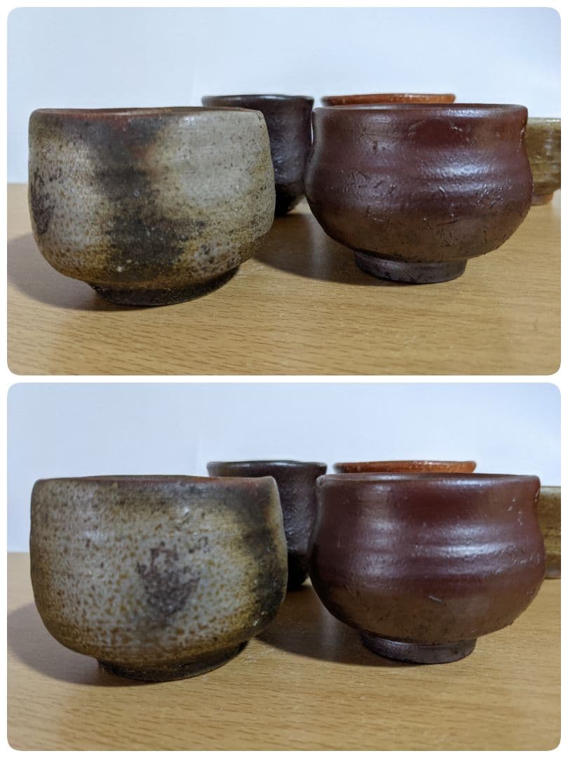 ♦ぐい呑み 各種作家物 酒器 備前焼 丹波焼 信楽焼 コレクション 骨董品