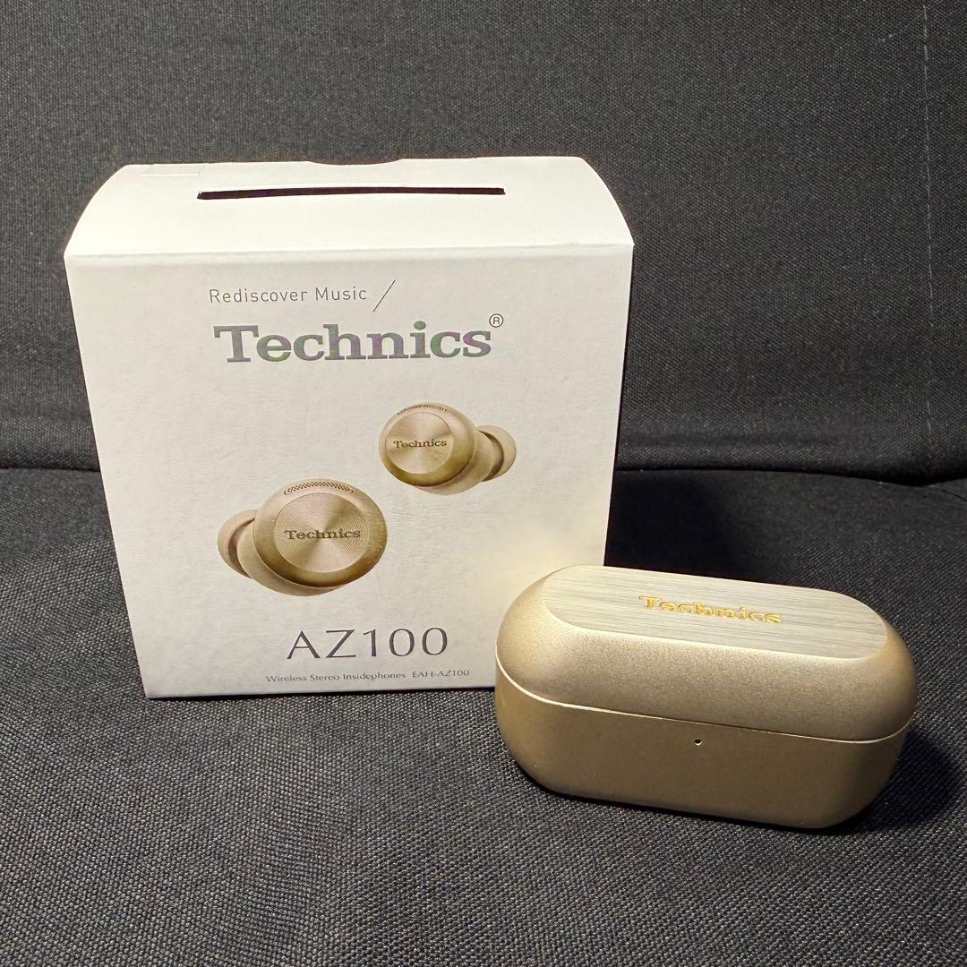 Technics EAH-AZ100 ワイヤレスイヤホン シャンパンゴールド