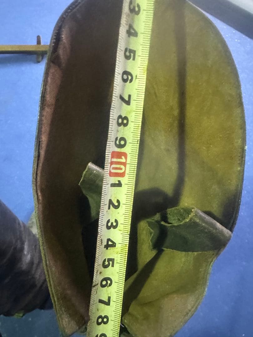 総革ロングブーツ木製キーパー付民族資料館保管品レトロアンティーク革靴 乗馬海軍型