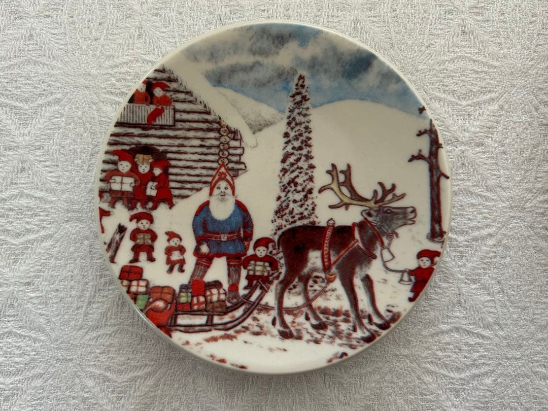 【箱付】ARABIA アラビア ミニウォールプレート 12cm