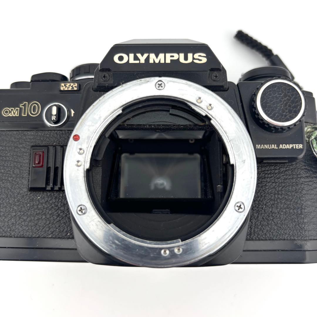【マニュアルアダプター付】OLYMPUS OM-10 ブラック　オリンパス