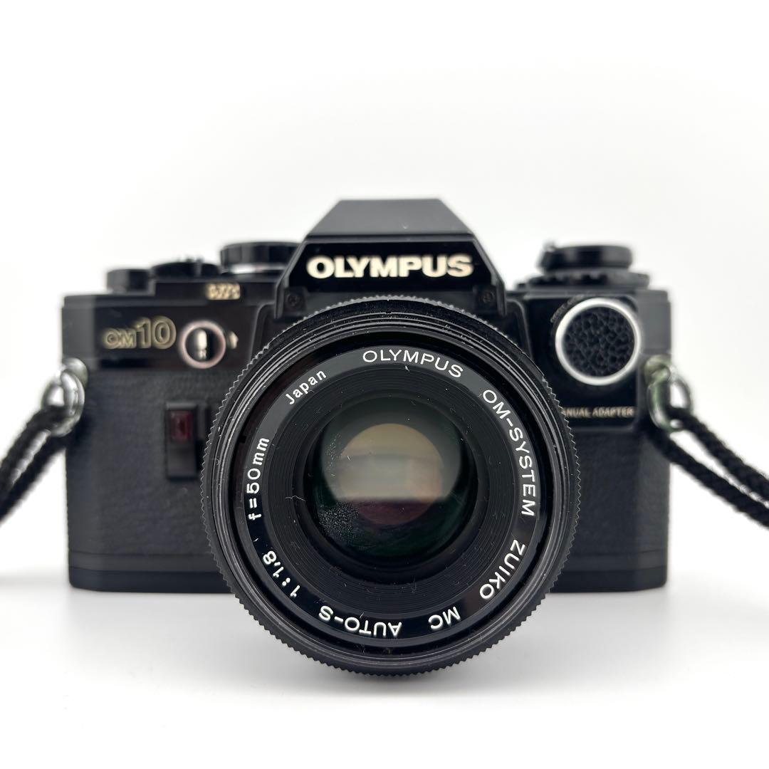 【マニュアルアダプター付】OLYMPUS OM-10 ブラック　オリンパス