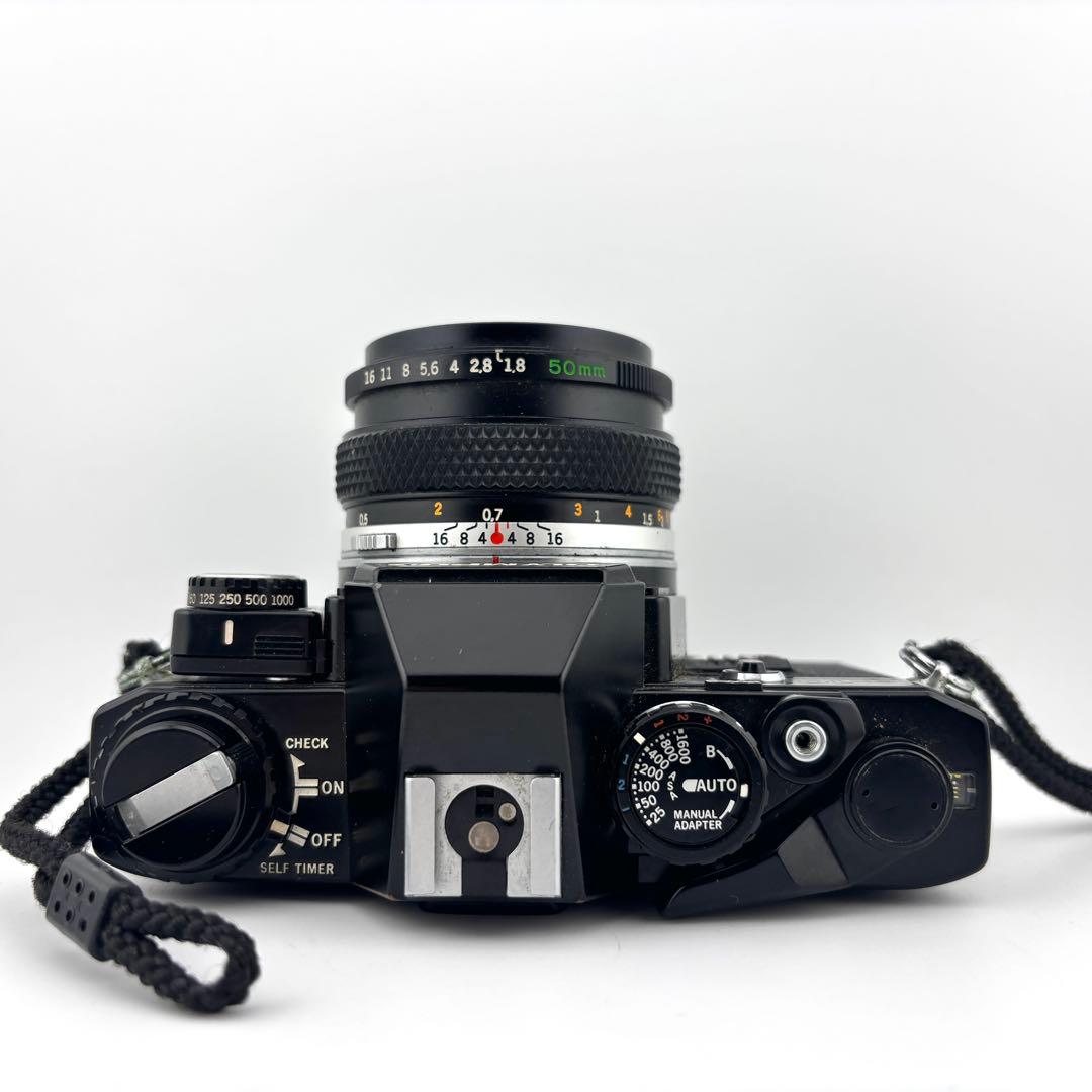 【マニュアルアダプター付】OLYMPUS OM-10 ブラック　オリンパス