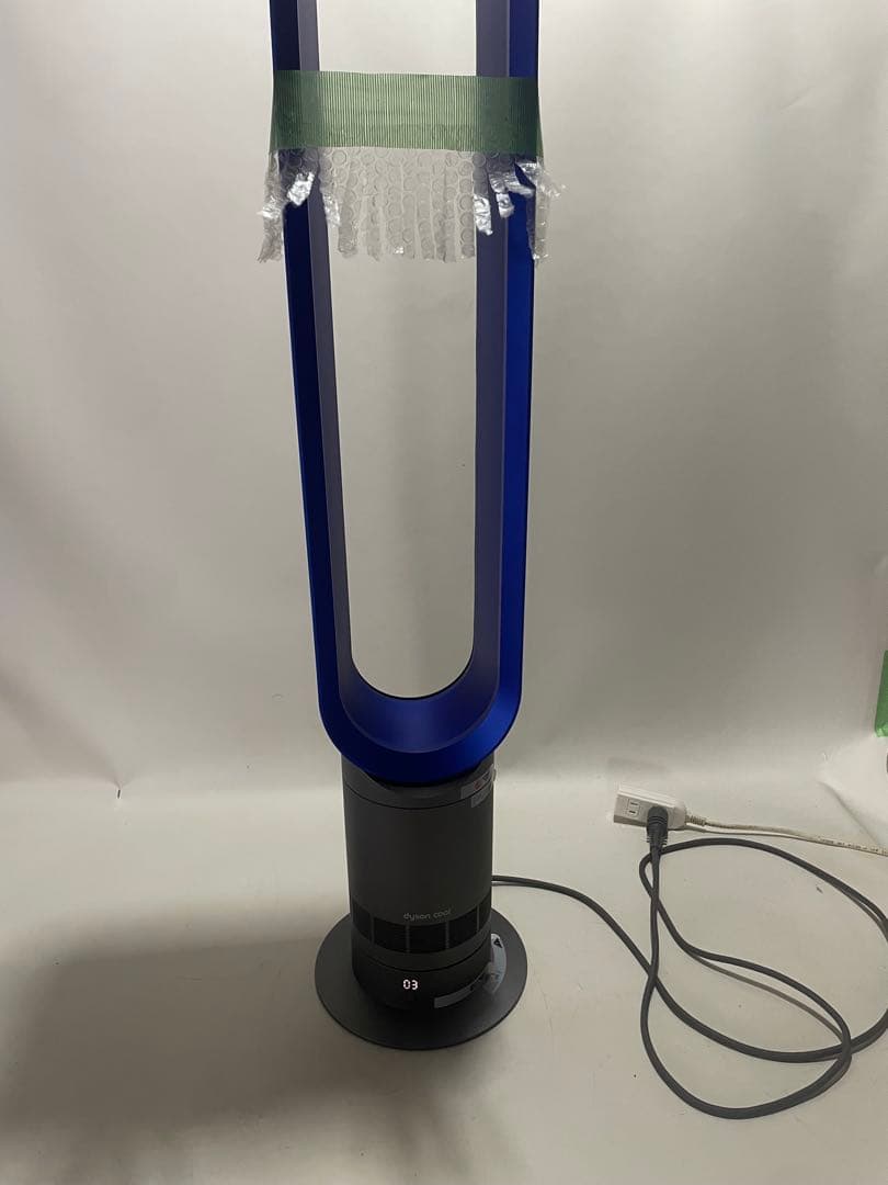 タワー型冷風機 青 2014年製 リモコン付き