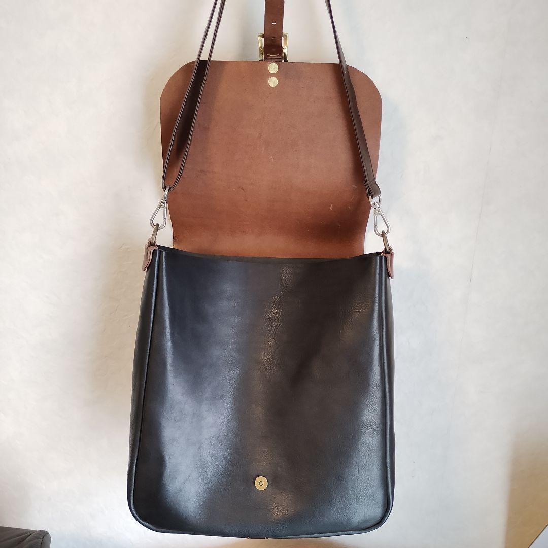 ショルダーバッグ　ハンドメイド　本革　レザークラフト